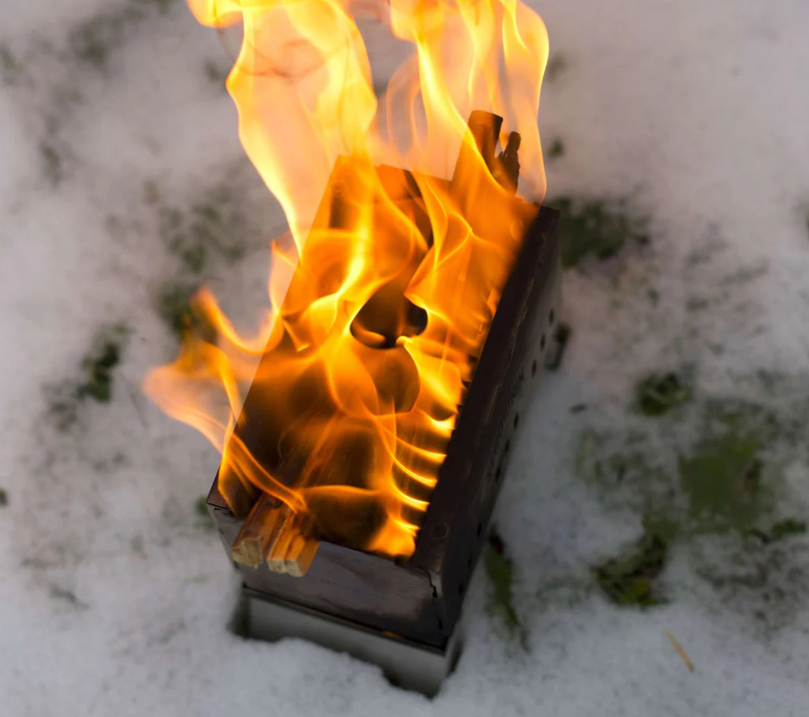 SEROTONIN Mini Firefly Stove Stainless Steel -complete setup was £64.99 now £44.99