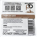Pits & Bits - Expanding wipes 9pk