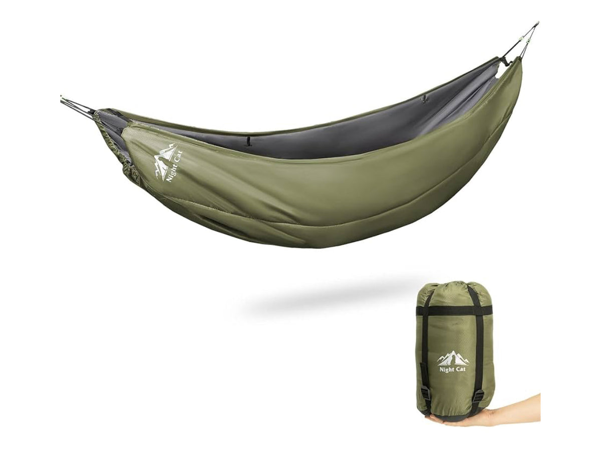NIGHT CAT HAMMOCK UNDERQUILT / Green  £37.50