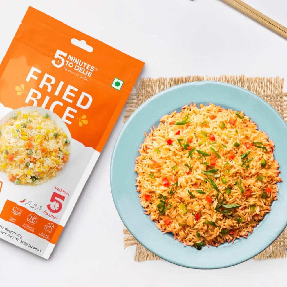 Fried rice - 5 minutes to Delhi